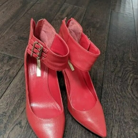 BCBG Red Pumps - Picture 1 of 3